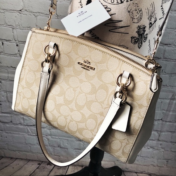 SOLD Coach Signature Christie Carryall Satchel - Picture 8 of 8